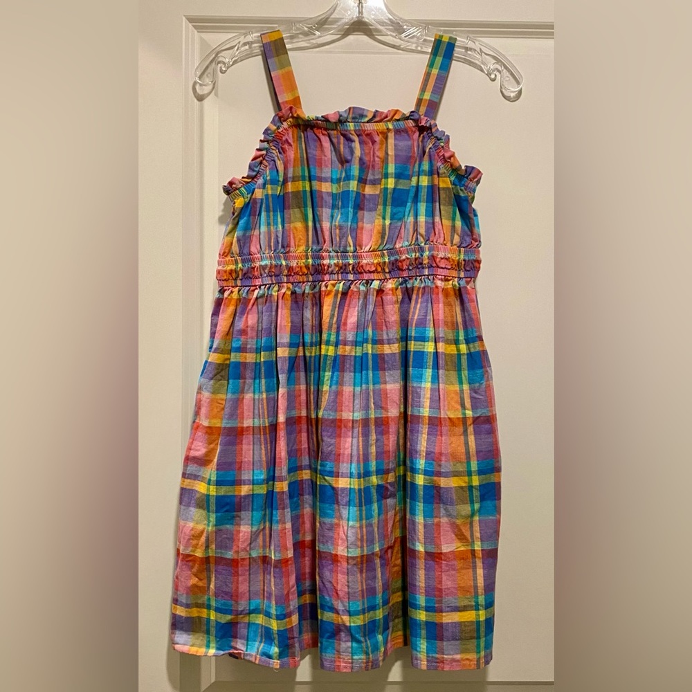 Girls CAT AND JACK plaid dress, size XL girls (14 kids)